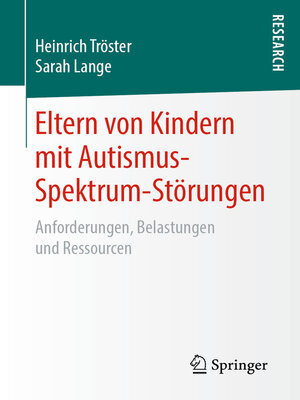 cover image of Eltern von Kindern mit Autismus-Spektrum-Störungen